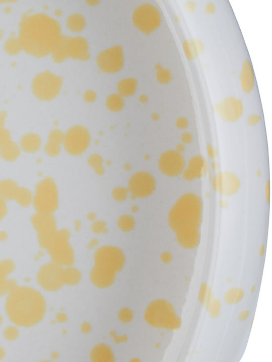Butlers Boogy Splash Plate Pasta Ceramic Yellow with Diameter 24cm