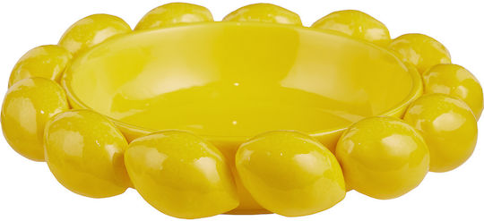 Butlers Lemon Πιάτο Βαθύ Κεραμικό Κίτρινο με Διάμετρο 25cm