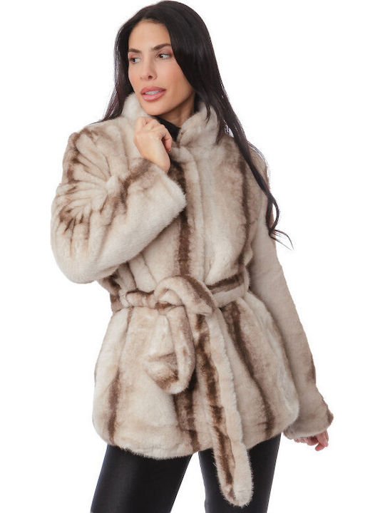 Women's Short Fur Cigar