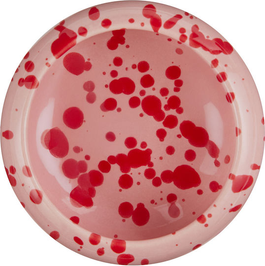 Butlers Boogy Splash Serving Bowl Round Ceramic Pink with Diameter 9cm