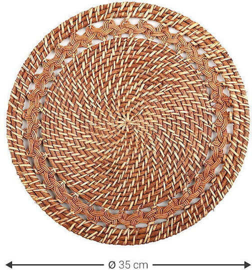 Polihome Σουπλά Στρογγυλό Rattan