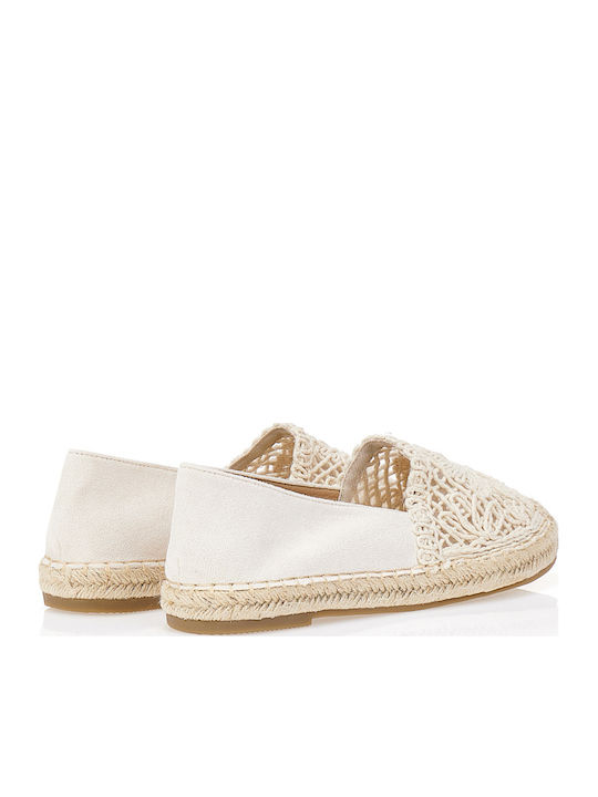 Geflochtene Damen Espadrilles in Beige Farbe