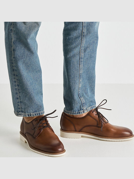Men's Leather Casual Shoes Tabac Brown