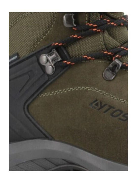 Lytos Men's Waterproof Green Hiking Boots