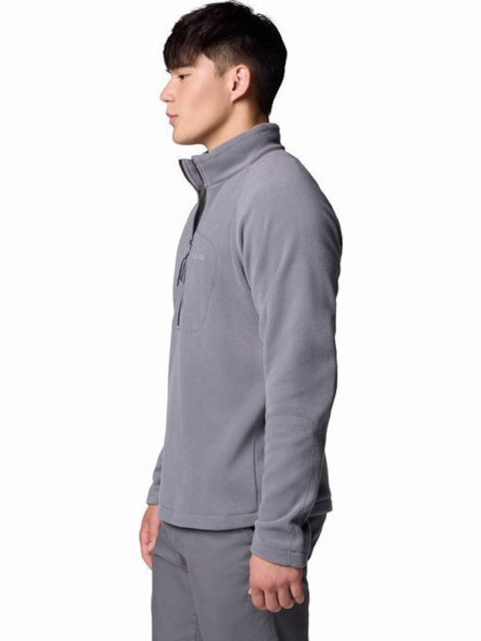 Fast Trek Iii Half Long Sleeve Athletic Blouse Gray