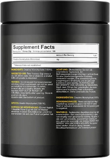 Dedicated Nutrition Creatine Monohydrate Micronized Unflavoured 500gr