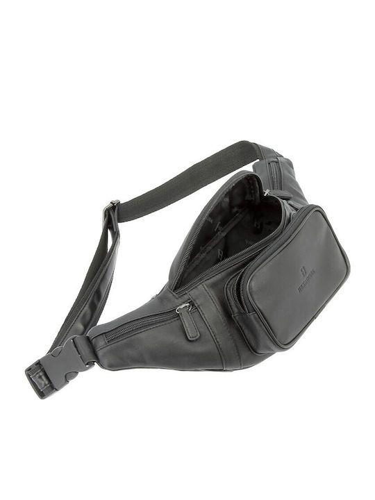 Herren Bum Bag Taille Schwarz