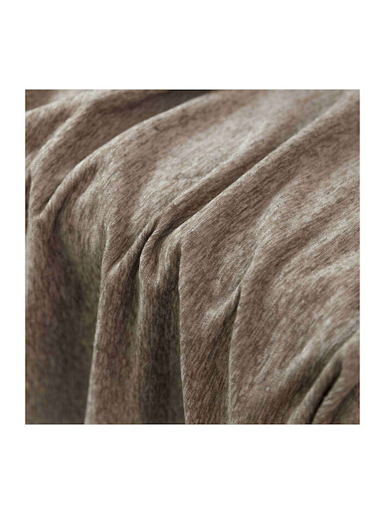 SpitiBazaar Σετ Ριχτάρια 3τμχ Chenille Μόκα