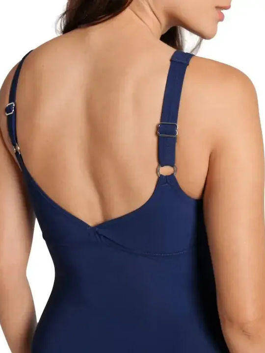 Back Αθλητικό Ολόσωμο Μαγιό Navy