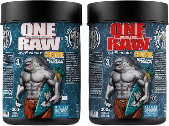 Zoomad Labs One Raw Creatine Μονοϋδρική Κρεατίνη με Γεύση Cherry Bomb 300gr