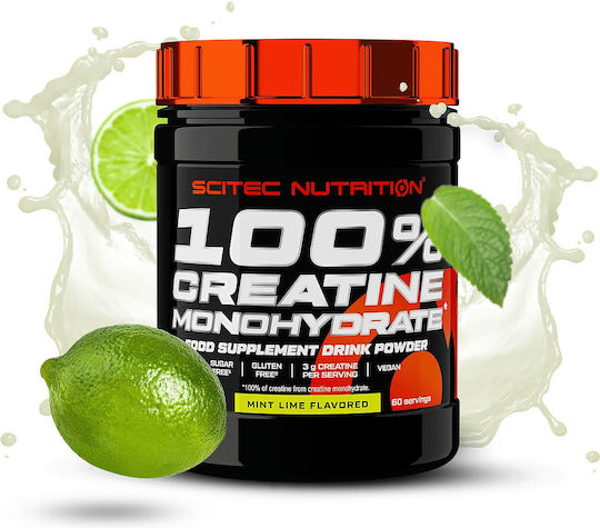 Scitec Nutrition 100% Creatine Monohydrate Mint Lime 300gr