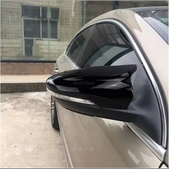 Καπάκια Καθρεφτών Vw Scirocco Eos Beetle Passat Cc Jetta Μαύρο Gloss