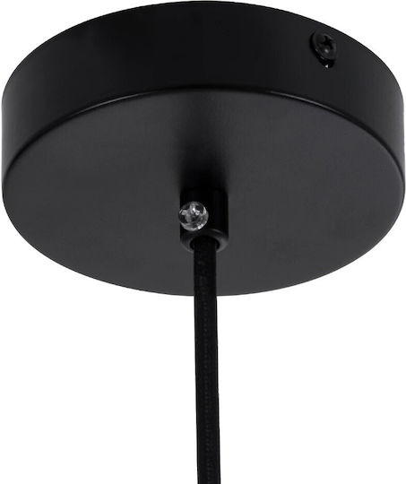 kelvo Bellissimo Pendant Light Black with Socket E27 40x40x62cm