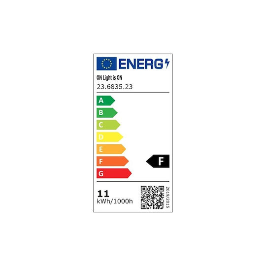 Smart Smart Λάμπα LED 11W για Ντουί E27 και Σχήμα A65 RGB 1050lm