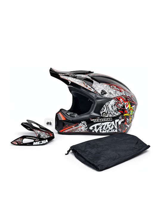 FIXATO Cască Moto Motocross ECE 22.06