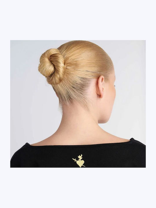 Γυναικείο Crop Top Βαμβακερό με V Λαιμόκοψη Black