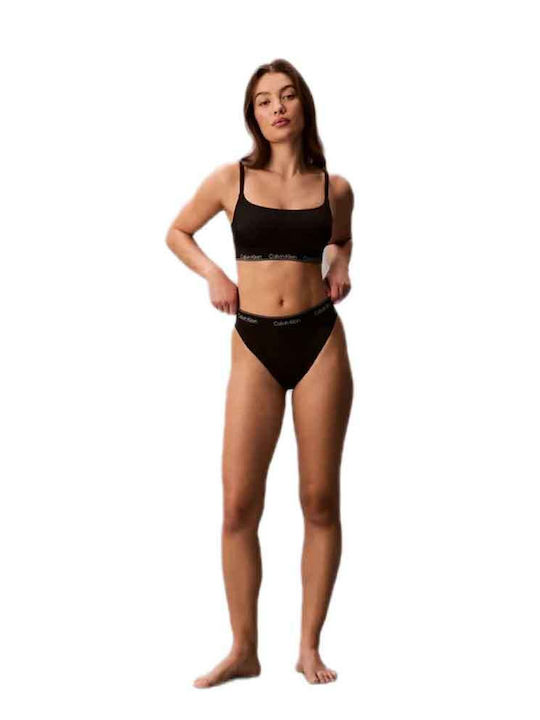 Bikini Slip High Waist Black