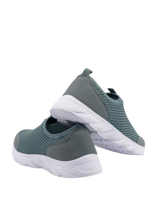 din Piele sintetică Slip-on-uri pentru bărbați Gri