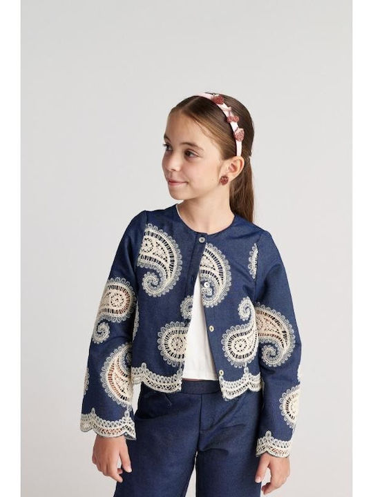 Kids Denim Jacket Navy Blue