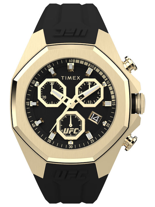 Timex Ρολόι Μπαταρίας με Καουτσούκ Λουράκι Timex Ρολόι Μπαταρίας με Καουτσούκ Λουράκι
