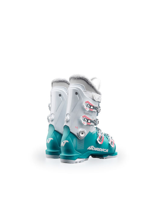 Nordica Speedmachine J4 Ski Boots Blue/white/pink