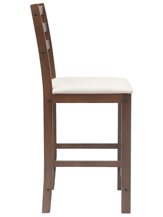 Scaun de exterior Lemn Light Brown 2buc 40x47.5x99.5cm