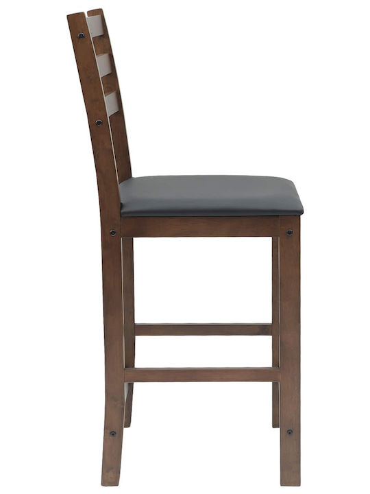 Scaun de exterior Lemn Light Brown 2buc 40x47.5x99.5cm