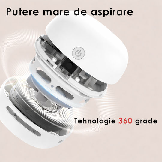 Aspirator Portabil Mini Pentru Birou Dlmdl Wireless Pentru Tastatură Încărcare Usb Filtru Detasabil