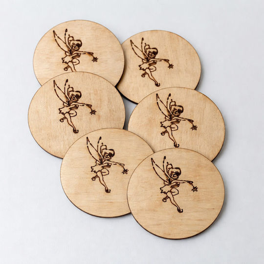 Wooden Decorative Magnets Fairy Tinker Bell Tinker Bell Toxylo