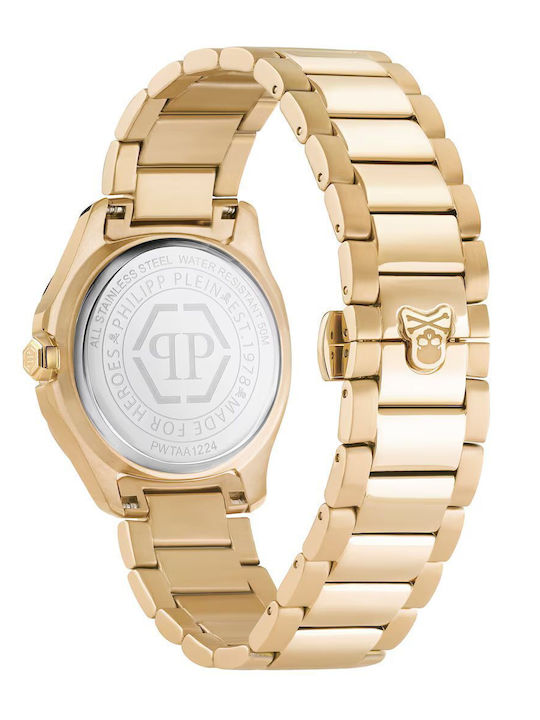 Philipp Plein Women's Watch with Gold Metal Bracelet
