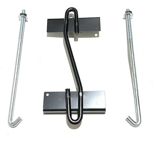 Universal Battery Hold Down Car Battery Security Metal Black Color