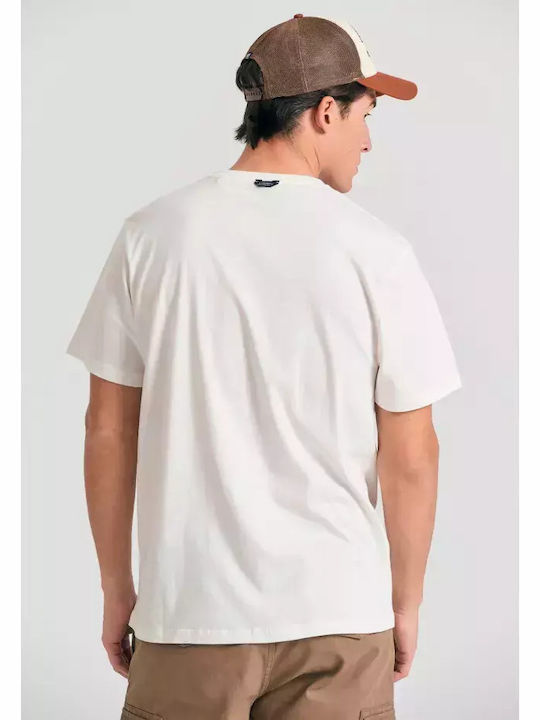 T-shirt Εκρου