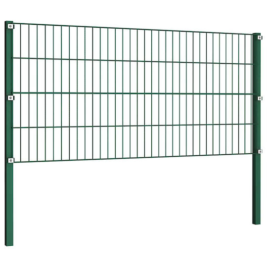 Gartenzaunbedarf Tastaturen Streikposten 1730x80 cm vidaXL Grün