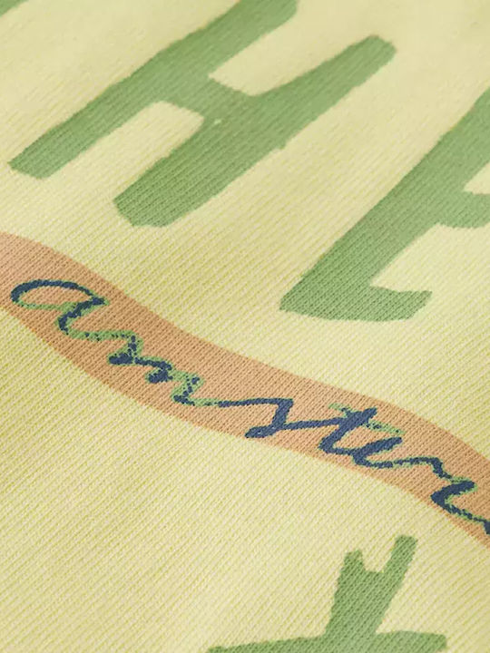 Artwork T-shirt sorbet yellow 180050-7653