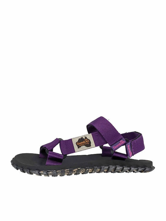 Flache Sandalen für Damen in Lila Farbe
