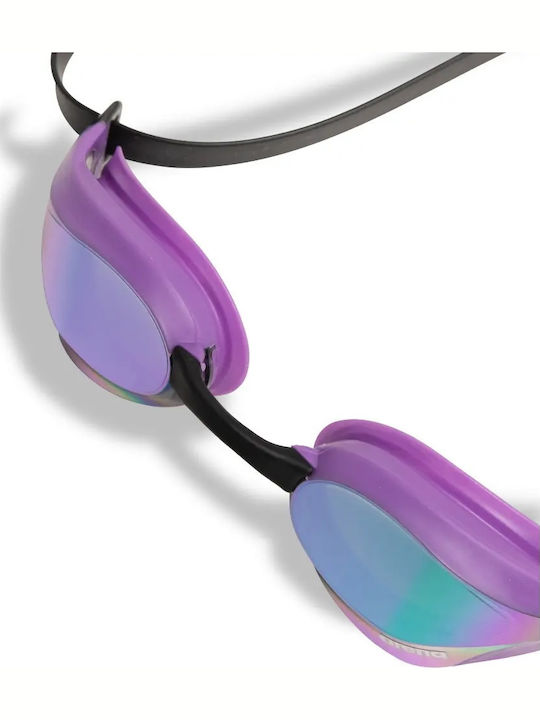 Arena Swimming Goggles Adults with Anti-fog Lenses Purple