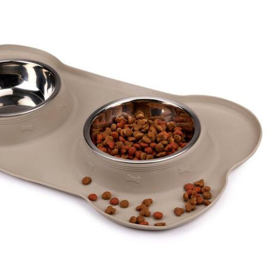 Pet Treatment Μπολ Φαγητού για Σκύλο & Γάτα Σιλικόνης 2 x 400ml