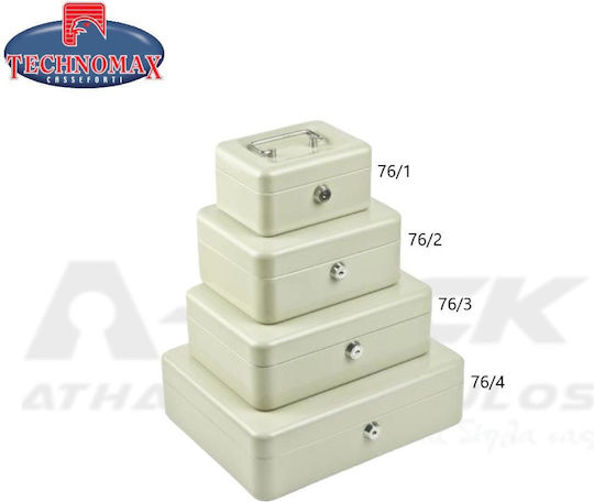 Technomax 76/4 Κουτί Ταμείου Κλειδί Elegant 76 3 Χρώματα Μπλε