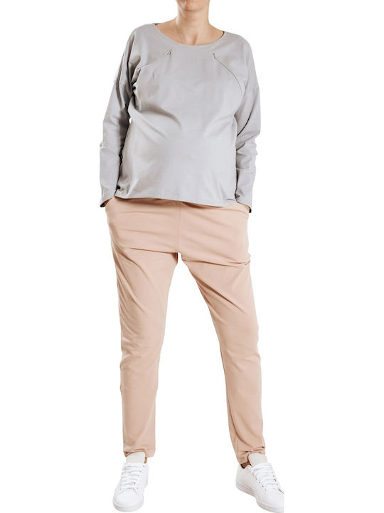 Kidizi Zendaia Light Peach M Multifunctional Elastic Waist Maternity Pants