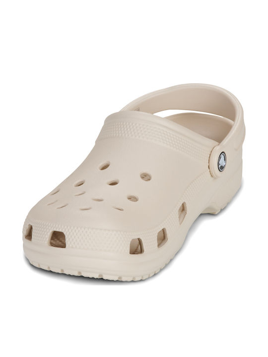 Crocs Classic Γυναικεία Σαμπό Μπεζ