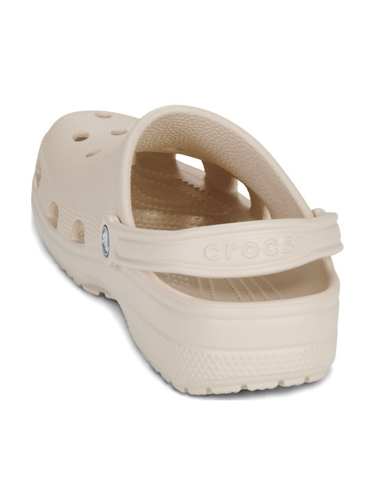 Crocs Classic Γυναικεία Σαμπό Μπεζ