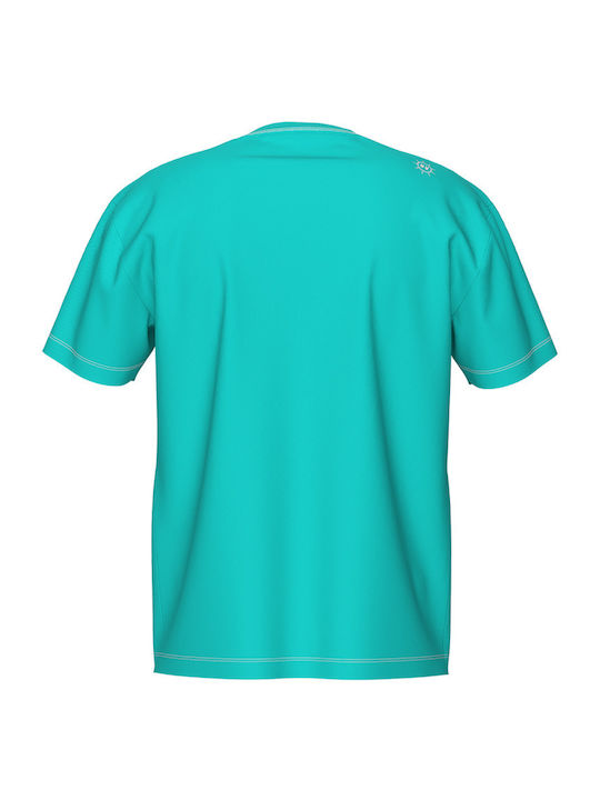Arena Men's Short Sleeve Sun Protection Shirt Turquoise