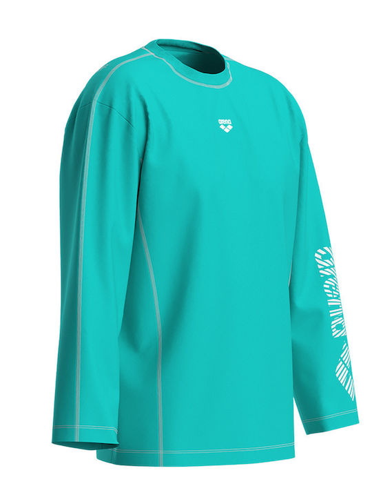 Arena Men's Long Sleeve Sun Protection Shirt Turquoise