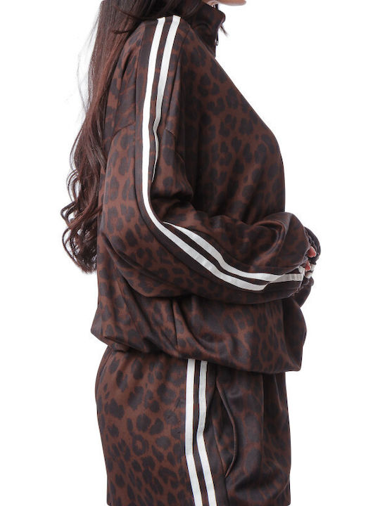 Silia D Damenhosen Set mit Animal Print Streifen