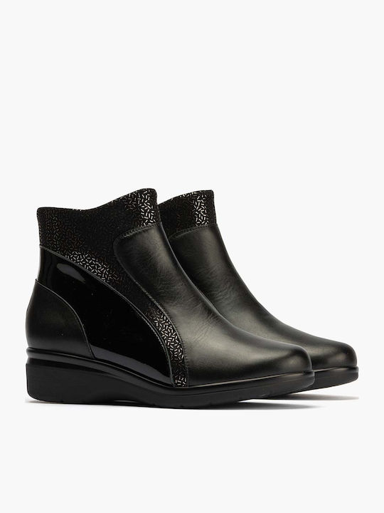 Stiefeletten Damen Schwarz