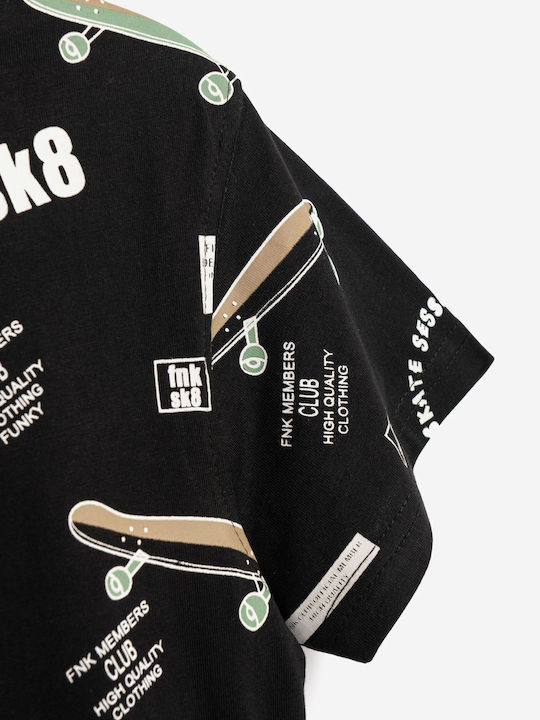 Kinder-T-Shirt Schwarz