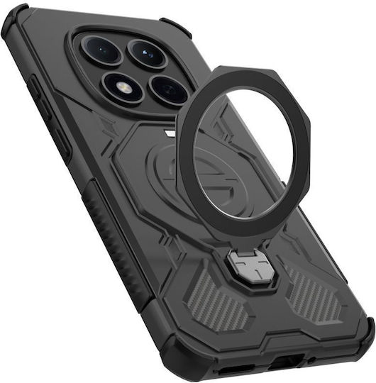Tech-Protect Umschlag Rückseite Silikon / Kunststoff Schwarz (Redmi Note 15 Pro 5G)