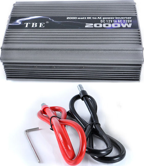 TBE TBE Car Inverter Pure Sinewave 2000W to Converter 24V DC in 220V AC