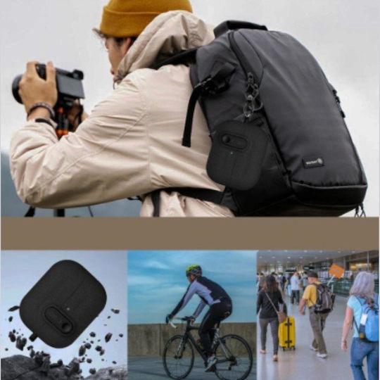 Tech-Protect Slim Hook Hülle Kunststoff mit Haken in Schwarz Farbe für Samsung Galaxy Buds 3 / 3 FE / 3 Pro