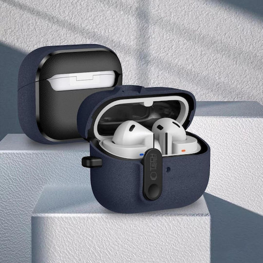 Tech-Protect Slim Hook Case Plastic with Hook in Blue color for Samsung Galaxy Buds 3 / 3 FE / 3 Pro